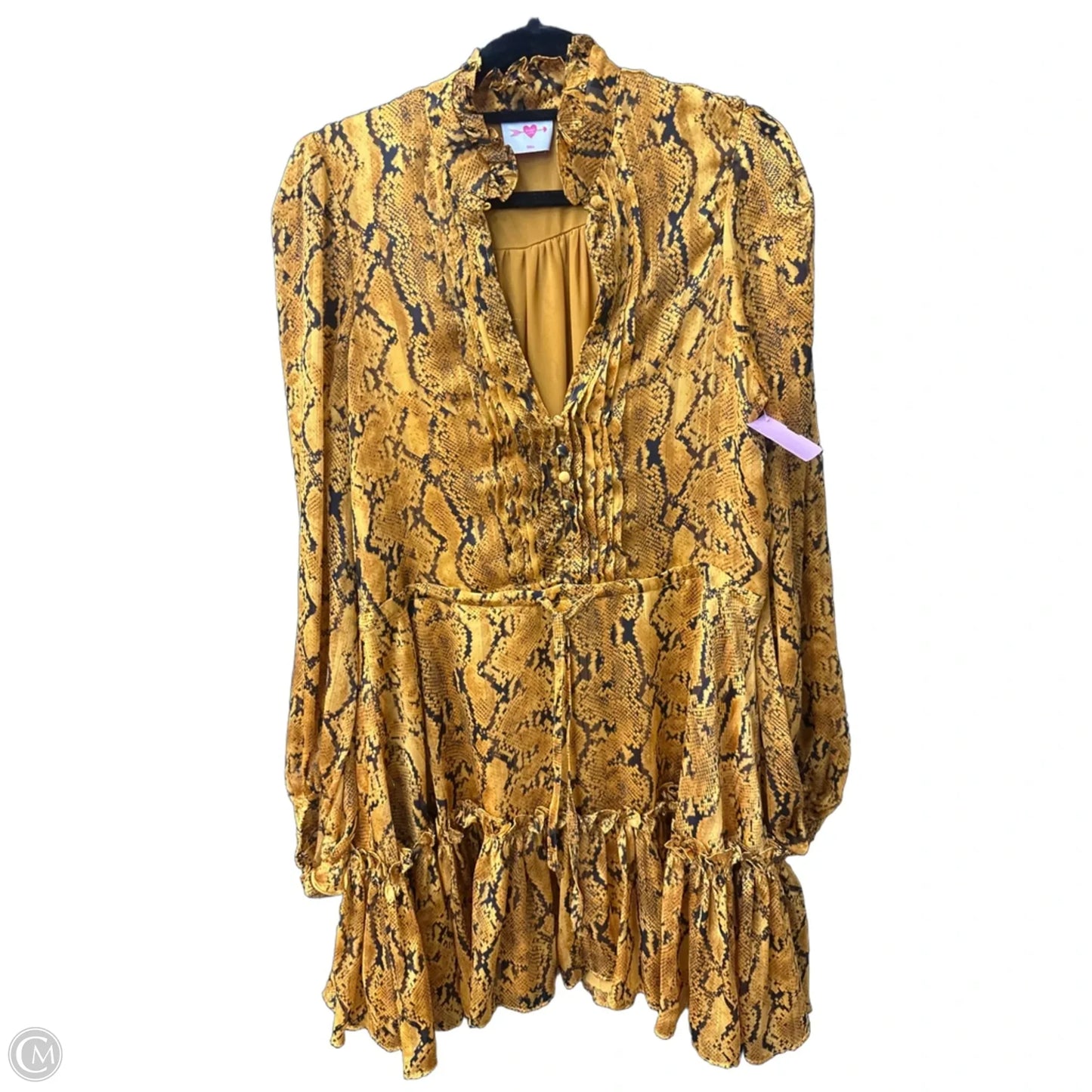 Dress Casual Short By Buddy Love In Snakeskin Print, Size: S