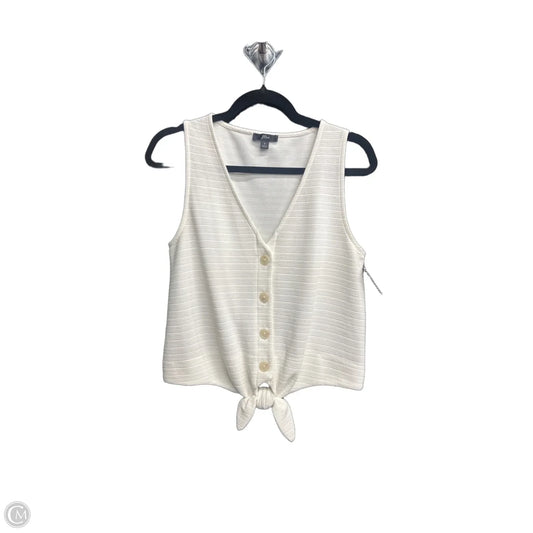 Top Sleeveless By J. Crew In White, Size: S
