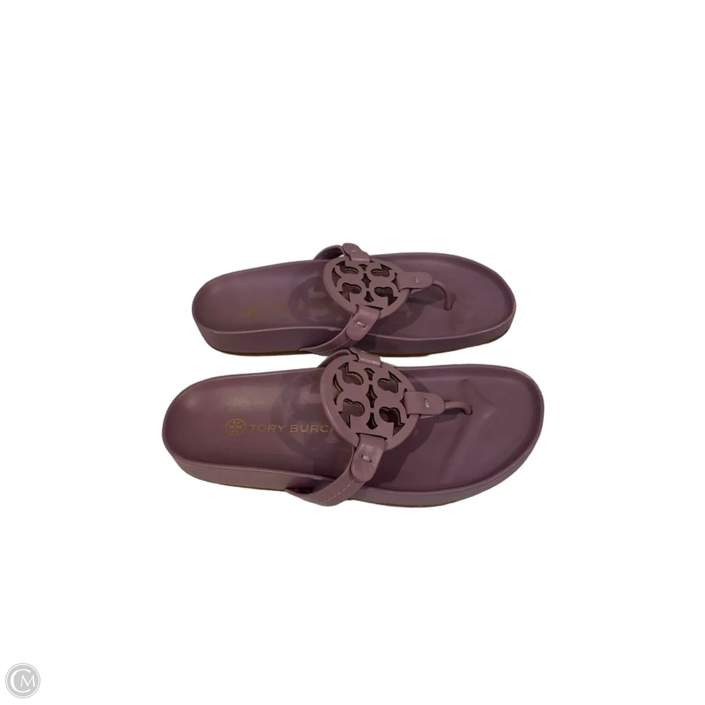 Sandals Designer By Tory Burch In Purple, Size: 7