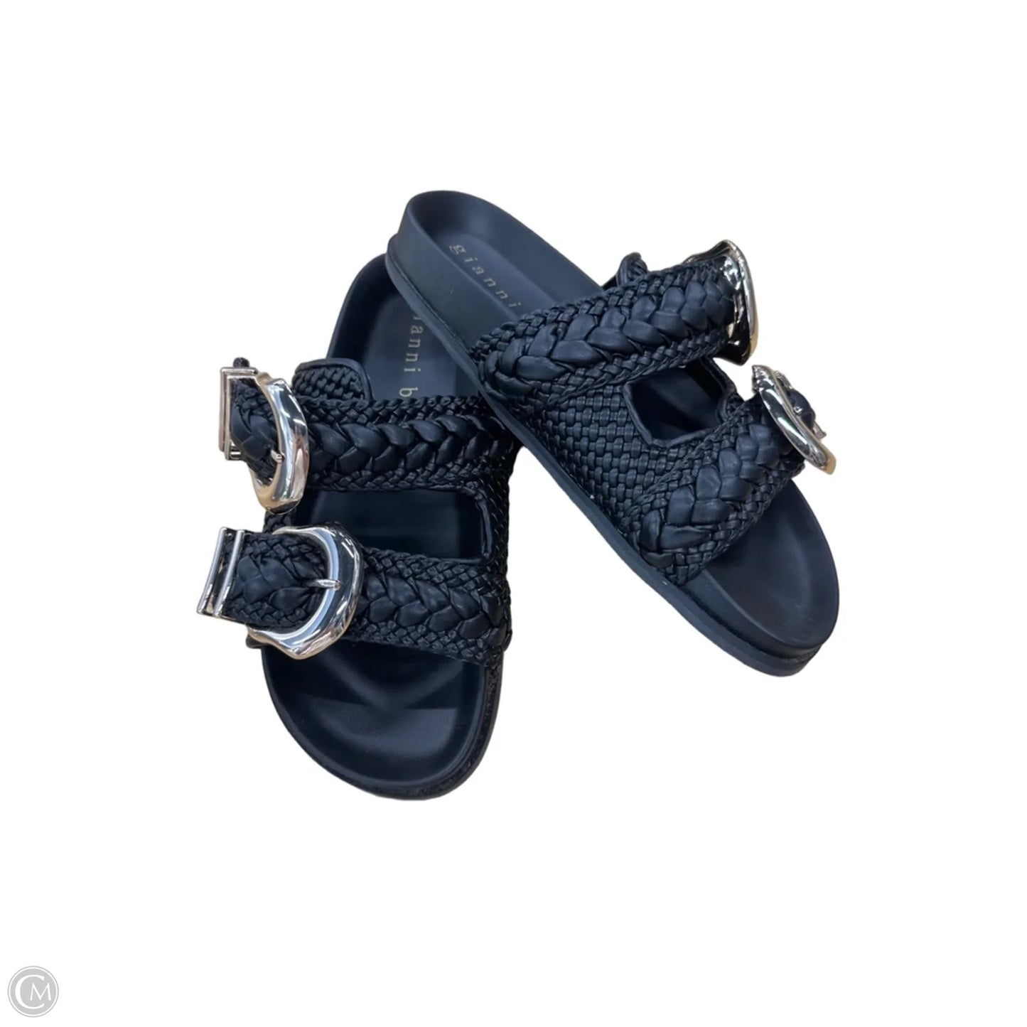 Sandals Flats By Gianni Bini In Black, Size: 6