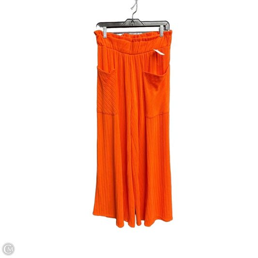 Pants Wide Leg By Bucketlist In Orange, Size: 12