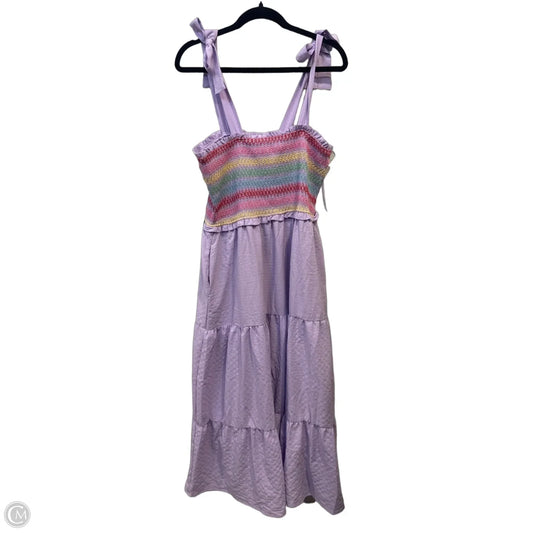 Dress Casual Maxi By Davi & Dani In Purple, Size: L