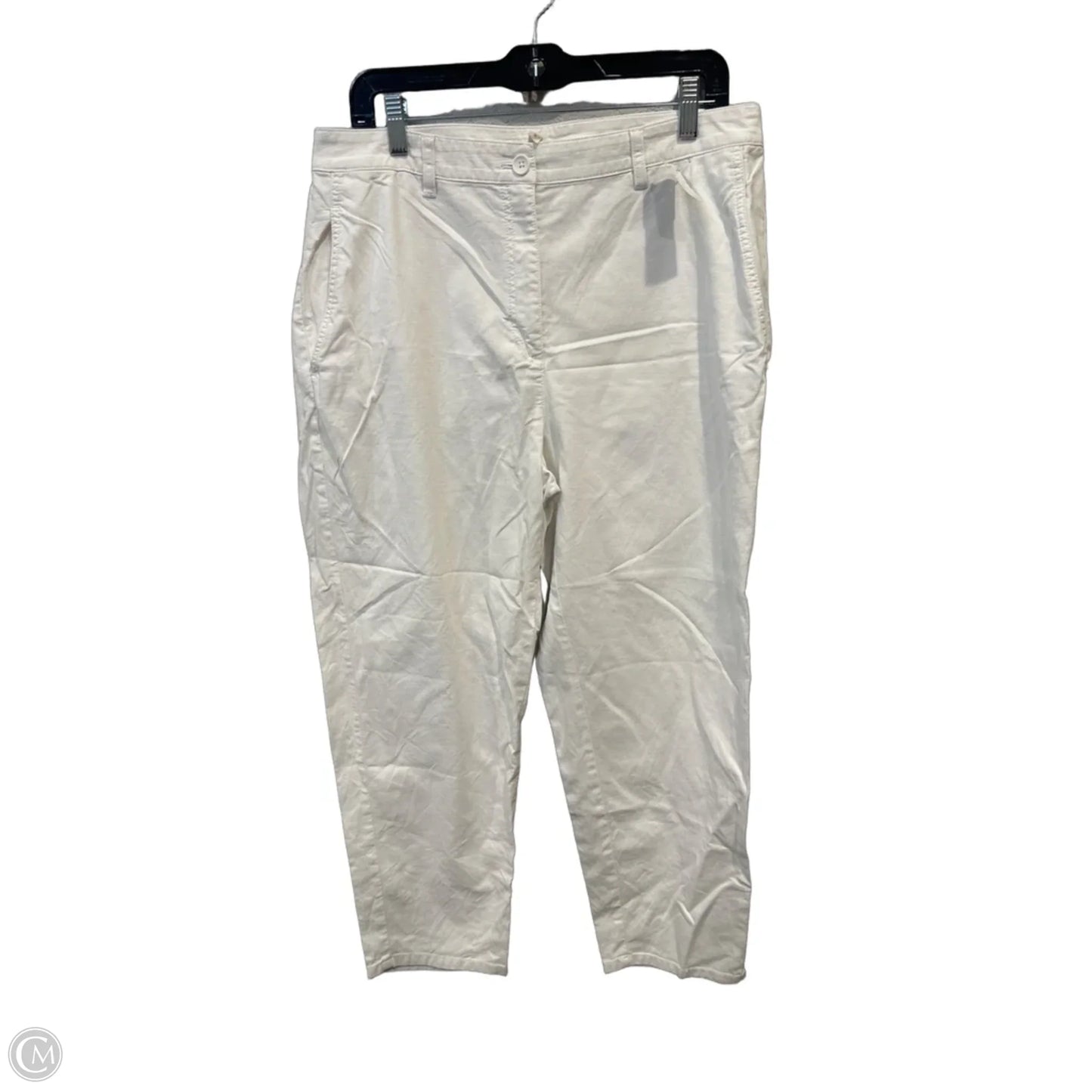 Pants Other By Eileen Fisher In White, Size: 12