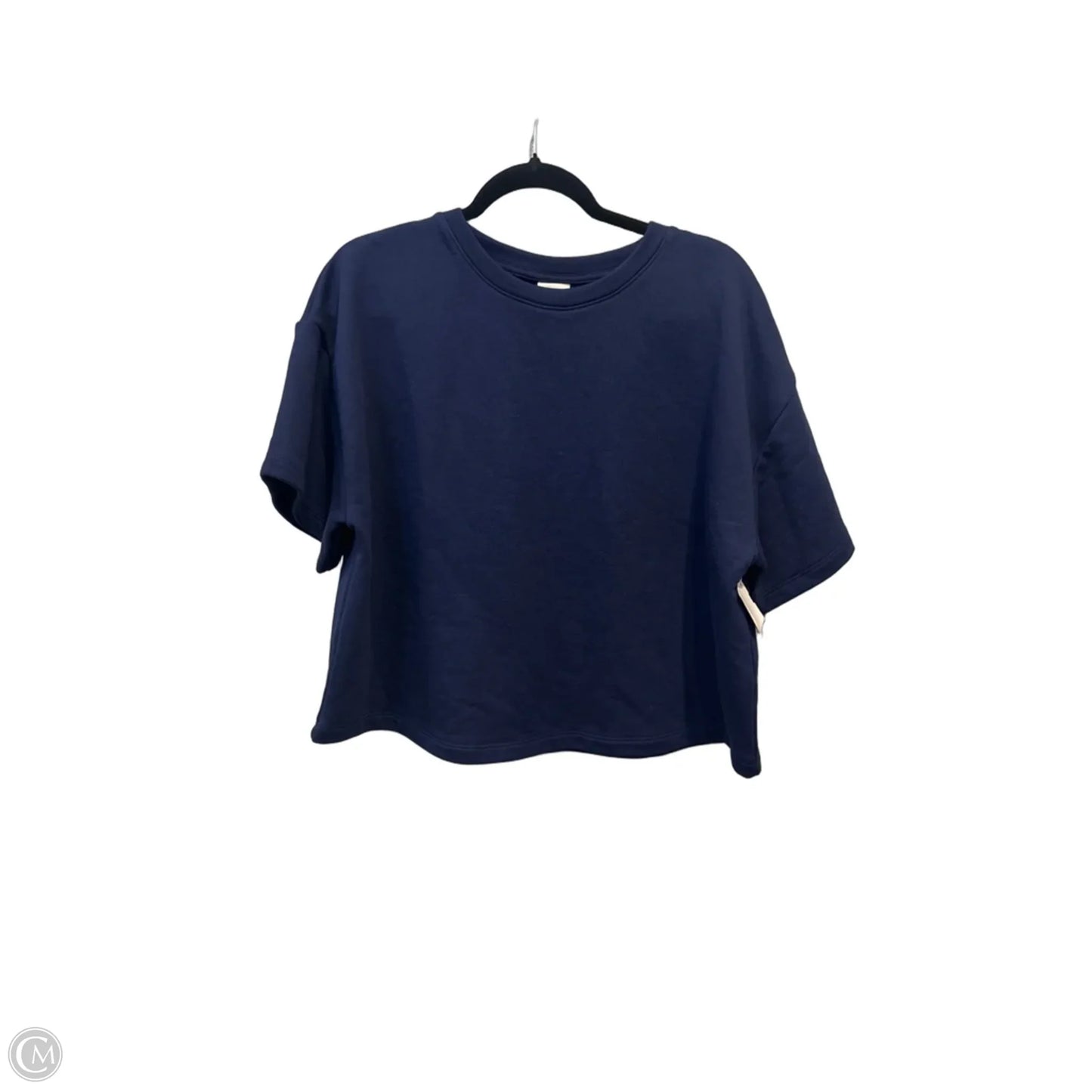 Top Short Sleeve By A New Day In Navy, Size: L