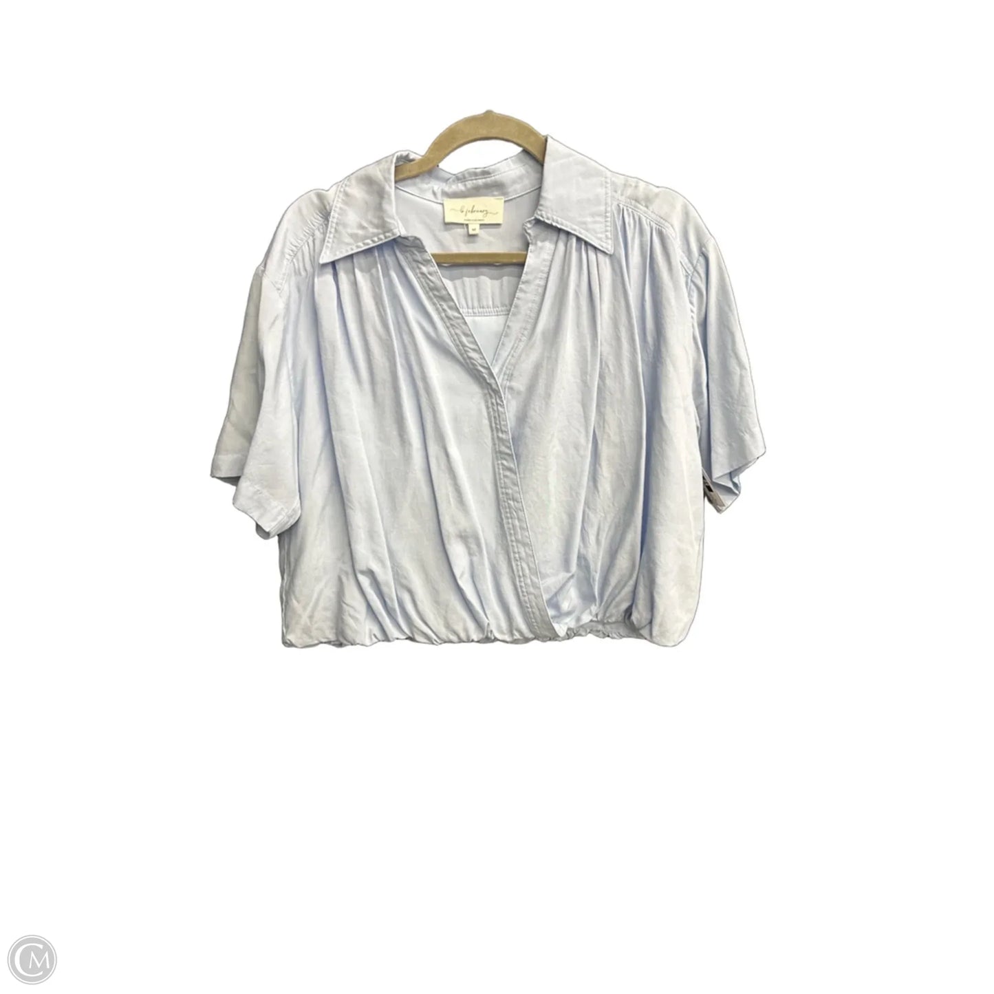 Top Short Sleeve By Clothes Mentor In Blue, Size: M