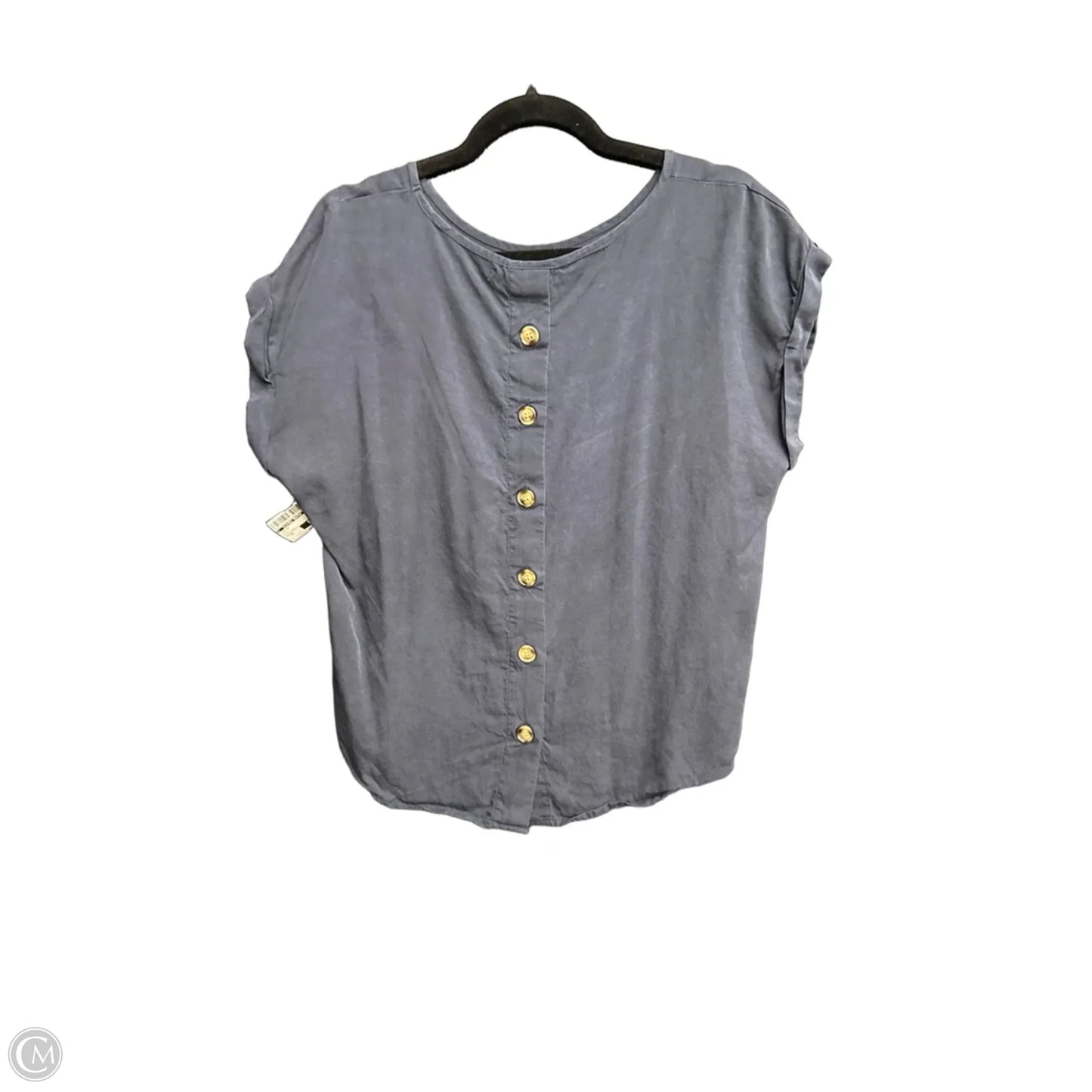 Top Short Sleeve By Clothes Mentor In Blue, Size: M