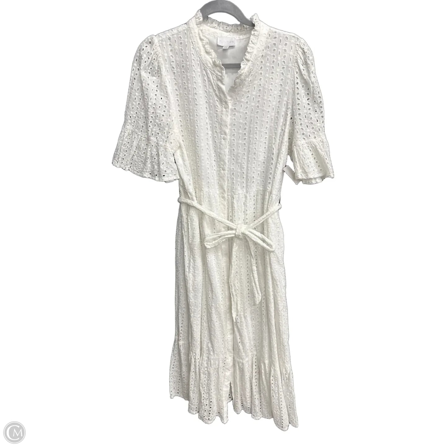 Dress Casual Maxi By Sugar Lips In White, Size: L