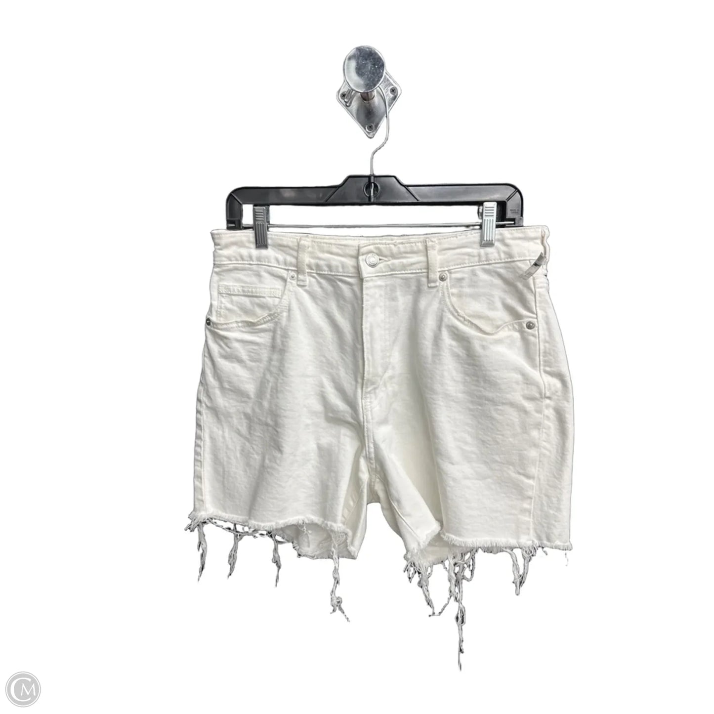 Shorts By H&m In White Denim, Size: 12