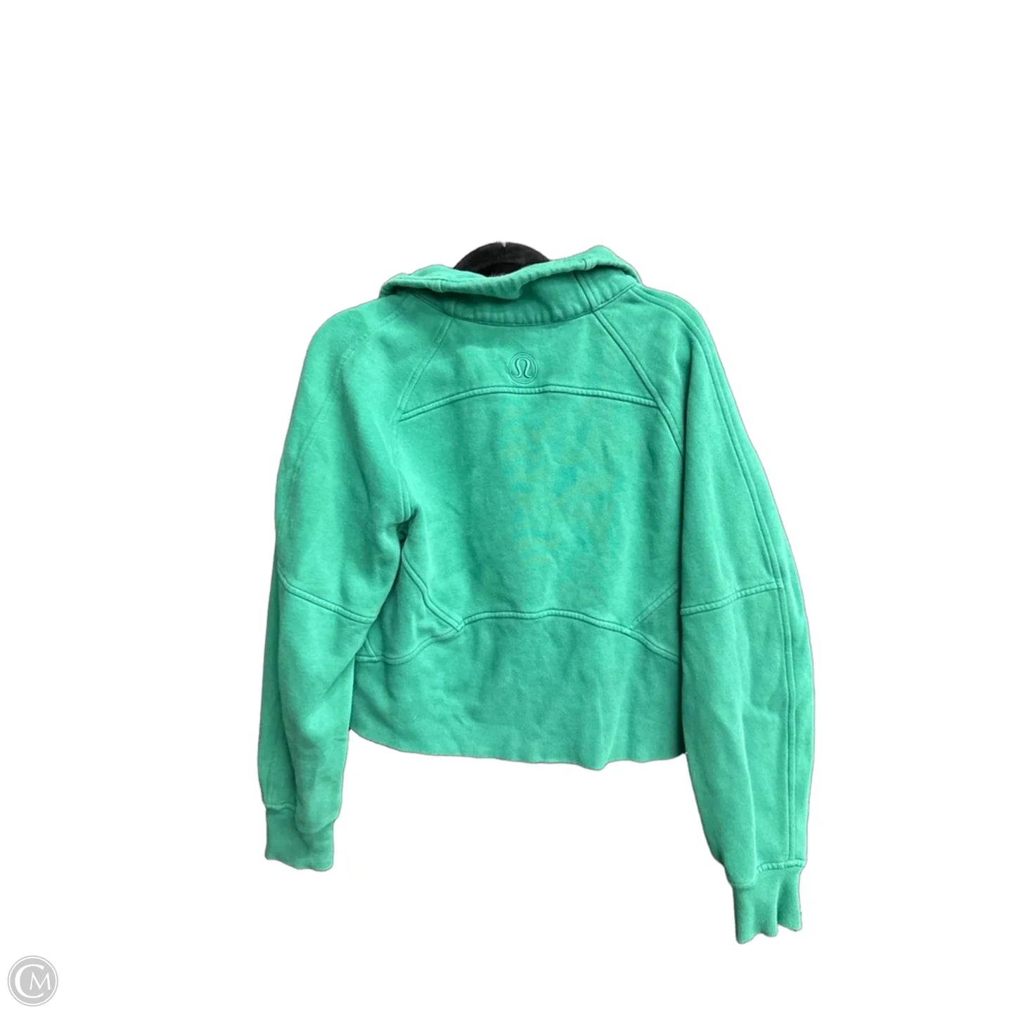 Athletic Jacket By Lululemon In Green, Size: S