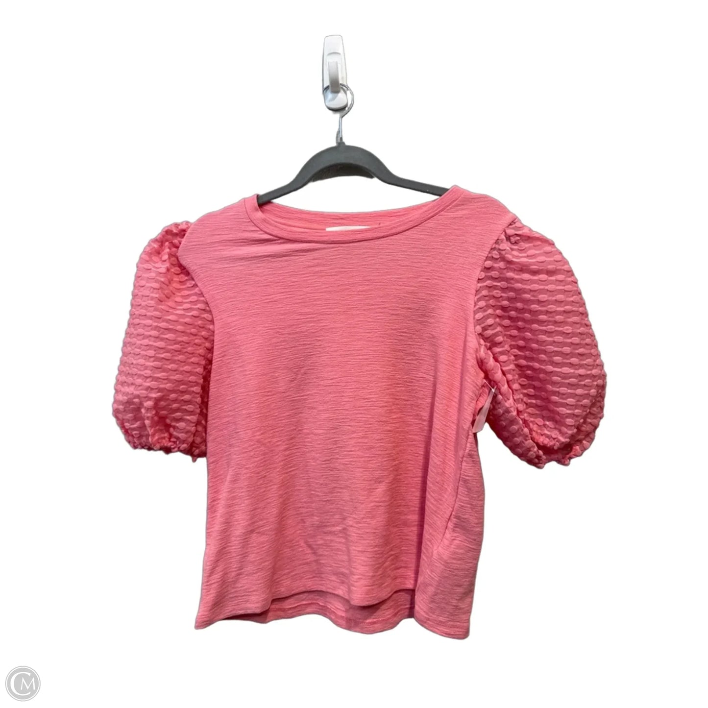 Top Short Sleeve By English Factory In Pink, Size: S