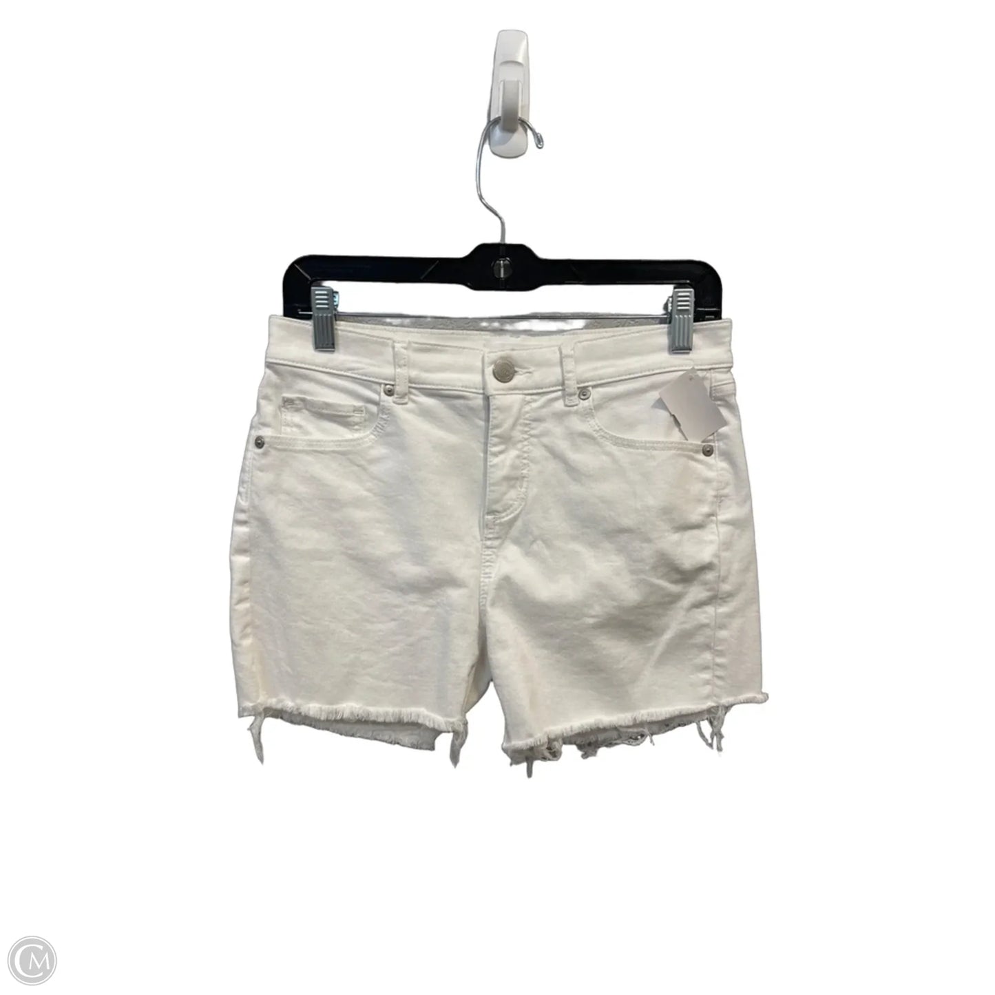 Shorts By Loft In White Denim, Size: 4