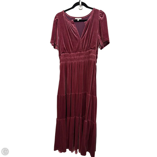 Dress Casual Maxi By See And Be Seen In Purple, Size: M