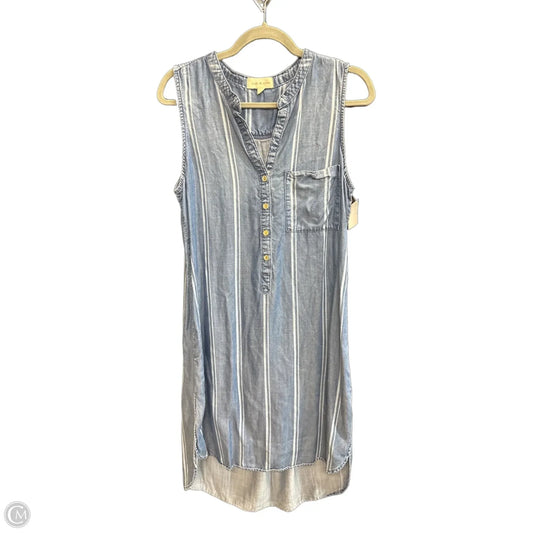 Dress Casual Midi By Cloth & Stone In Striped Pattern, Size: M