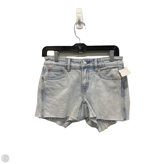 Shorts By American Eagle In Blue Denim, Size: 0