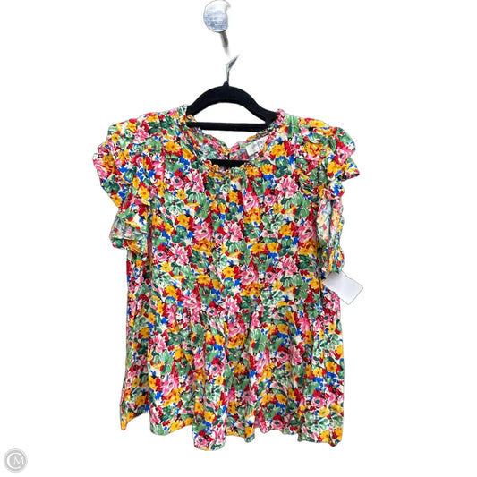 Top Sleeveless By Umgee In Floral Print, Size: M