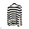Top Long Sleeve By Loft In Striped Pattern, Size: S