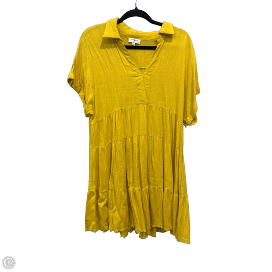 Dress Casual Short By Umgee In Yellow, Size: M