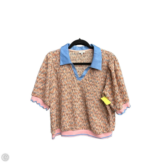 Top Short Sleeve By Voy In Multi-colored, Size: M