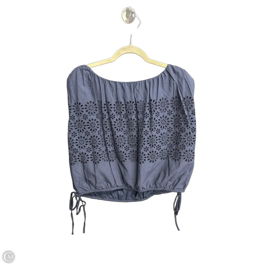 Top Sleeveless By Loft In Navy, Size: Xl