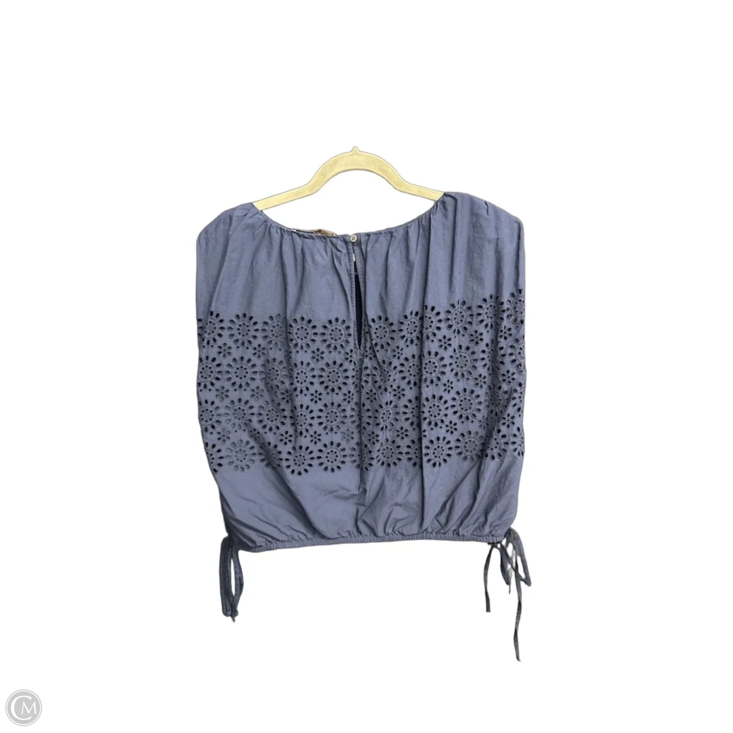 Top Sleeveless By Loft In Navy, Size: Xl
