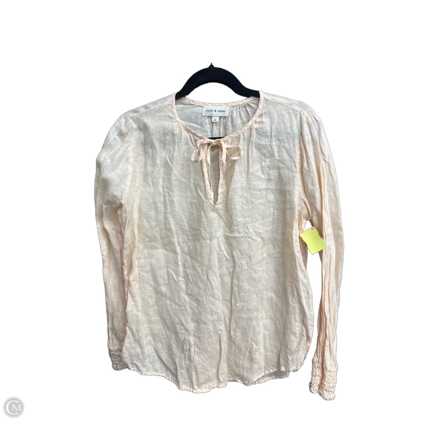 Top Long Sleeve By Cloth & Stone In Orange, Size: M