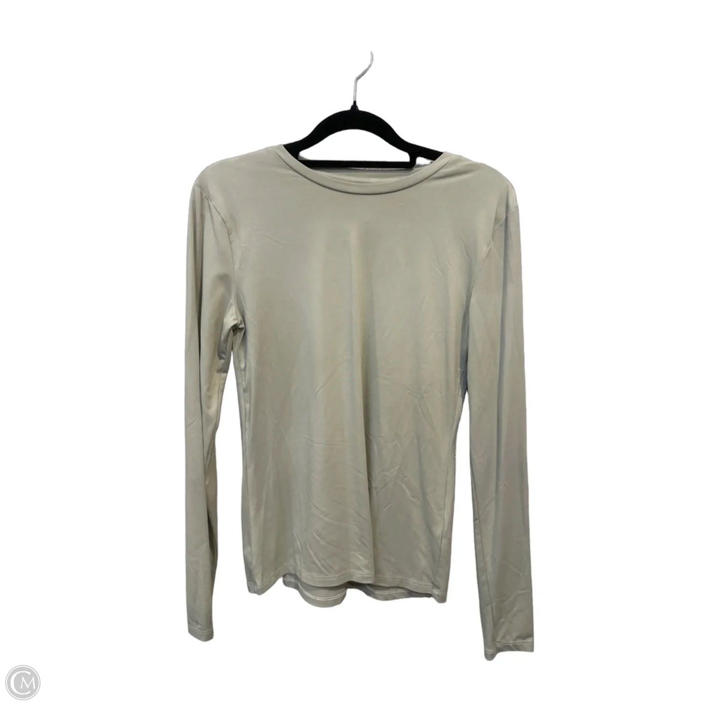Top Long Sleeve Basic By H&m In Green, Size: M