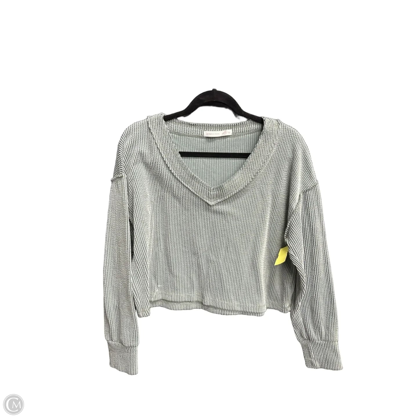 Top Long Sleeve By Altard State In Grey, Size: S