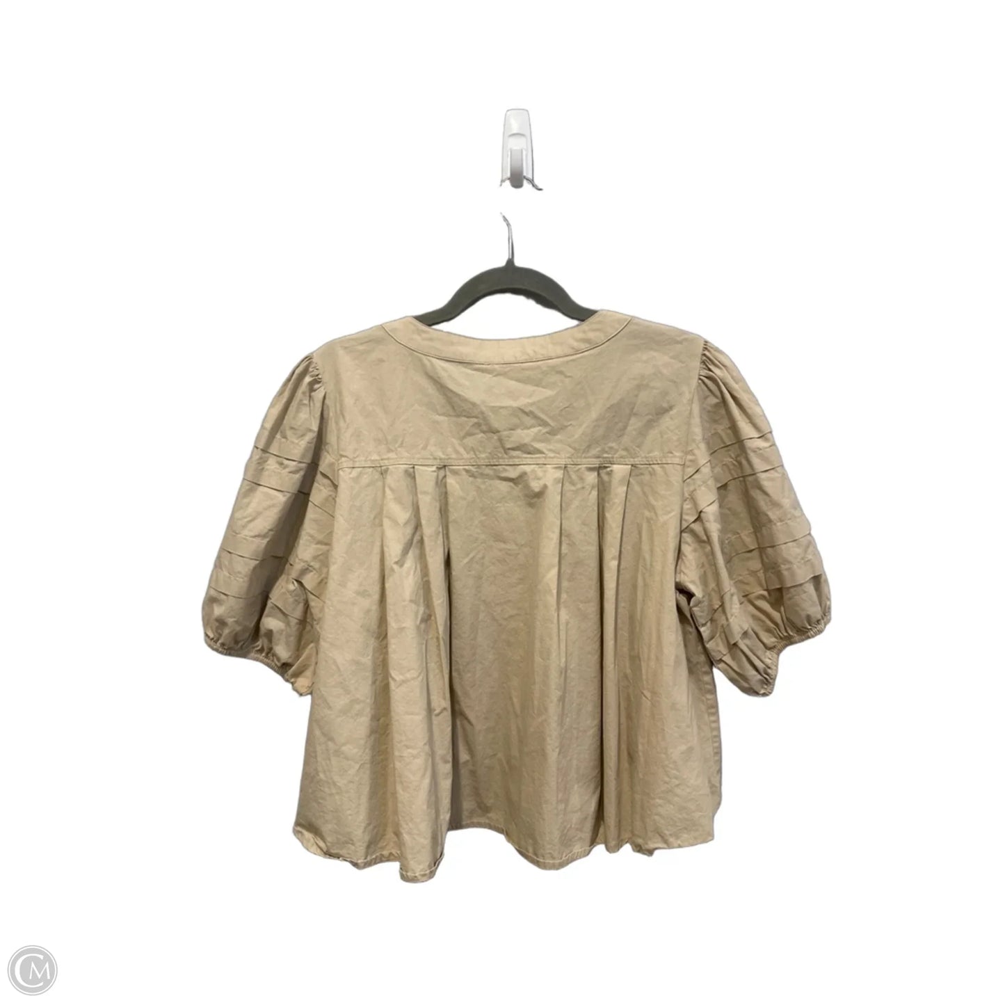 Top Short Sleeve By Heyson In Cream, Size: L