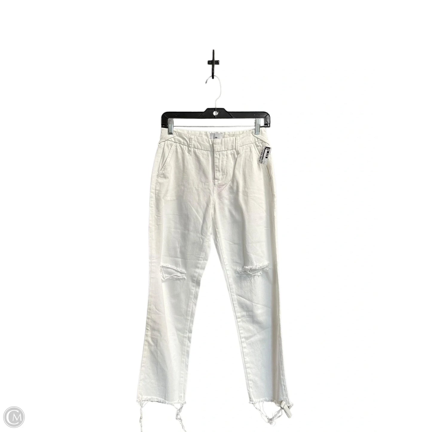 Jeans Straight By Serra In White, Size: 2