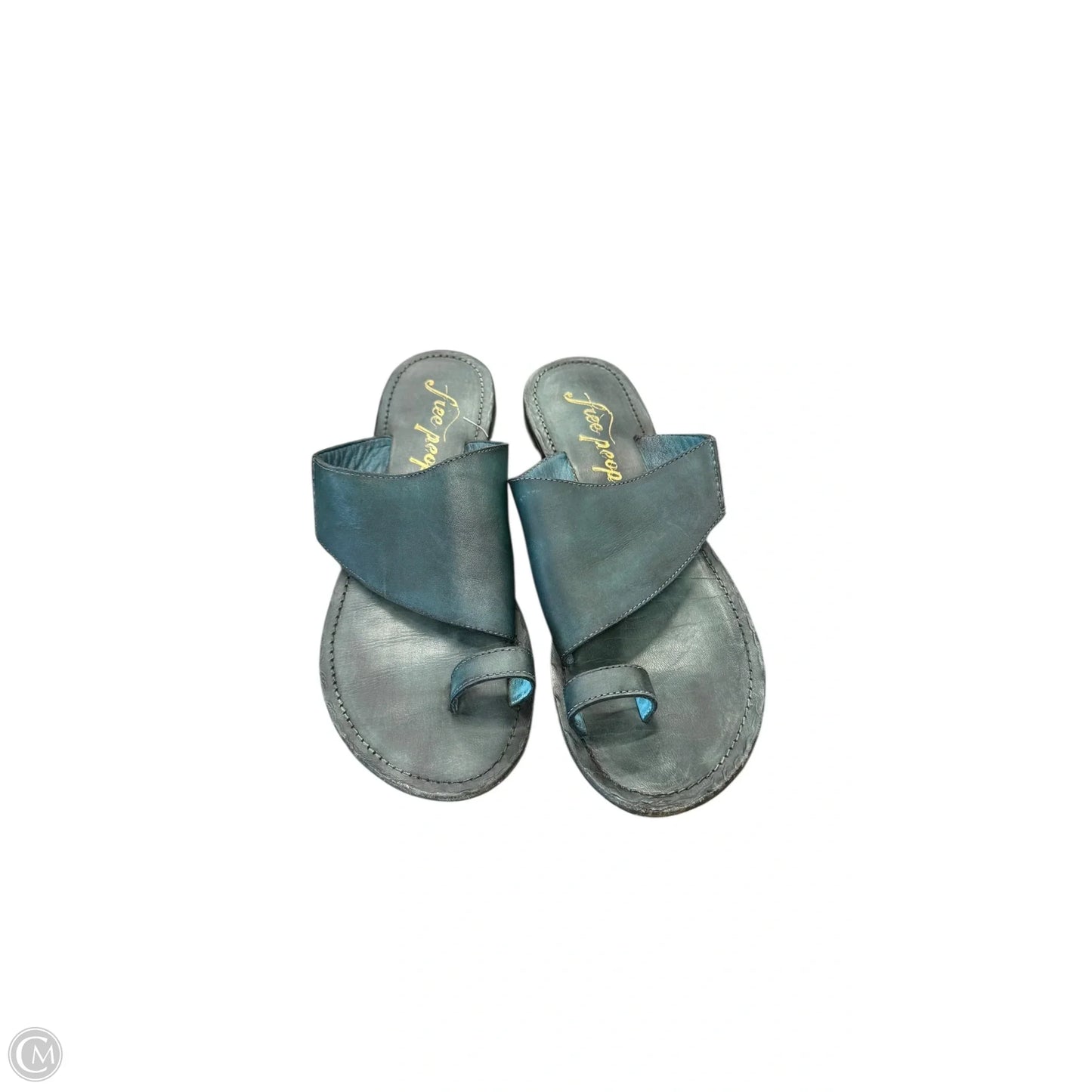 Sandals Flats By Free People In Teal, Size: 8.5