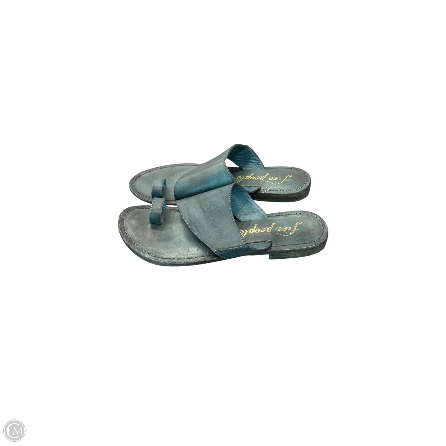 Sandals Flats By Free People In Teal, Size: 8.5