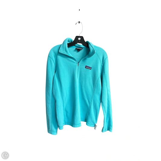 Sweatshirt Collar By Patagonia In Teal, Size: S