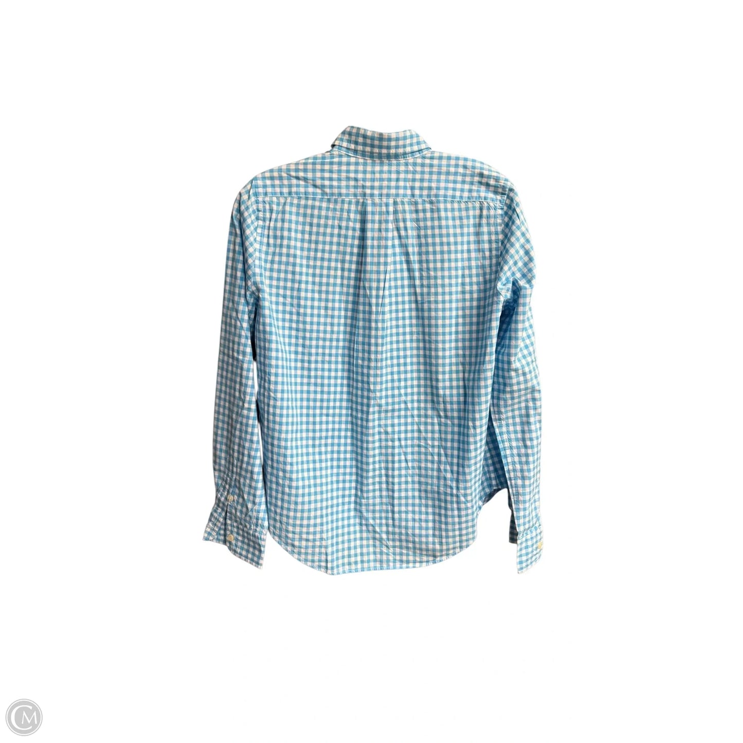 Top Long Sleeve By Polo Ralph Lauren In Plaid Pattern, Size: M
