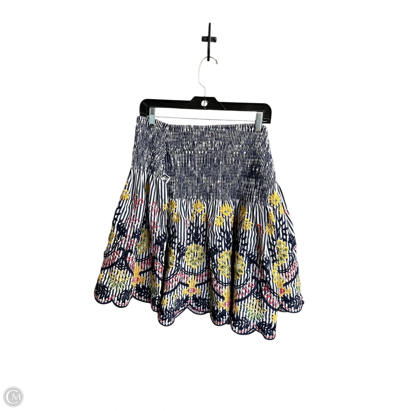 Top Long Sleeve By Flying Tomato In Striped Pattern, Size: M