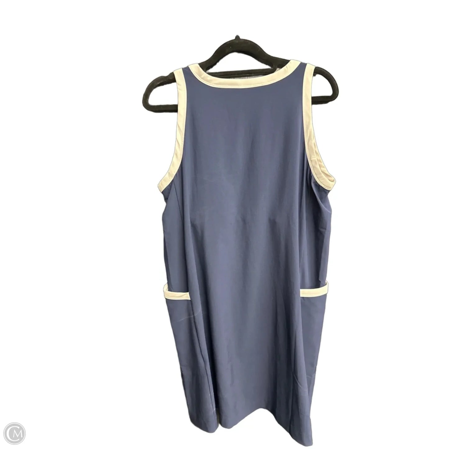 Athletic Dress By Lou And Grey In Blue & White, Size: M