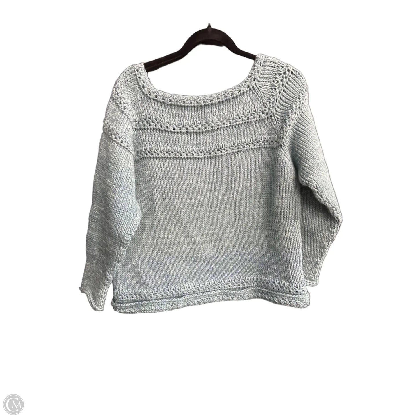 Sweater By Clothes Mentor In Aqua, Size: M