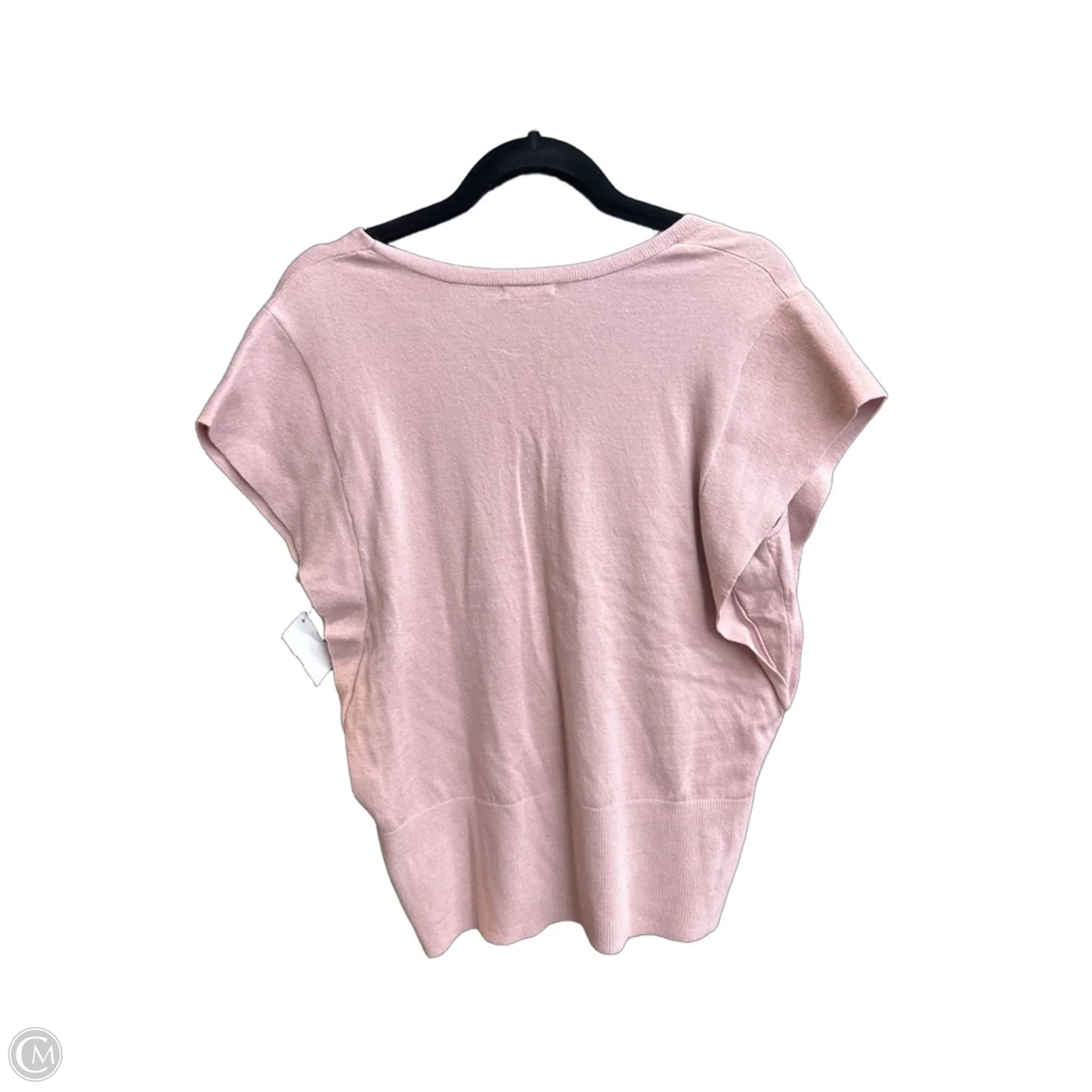 Top Short Sleeve By Versona In Purple, Size: Xl