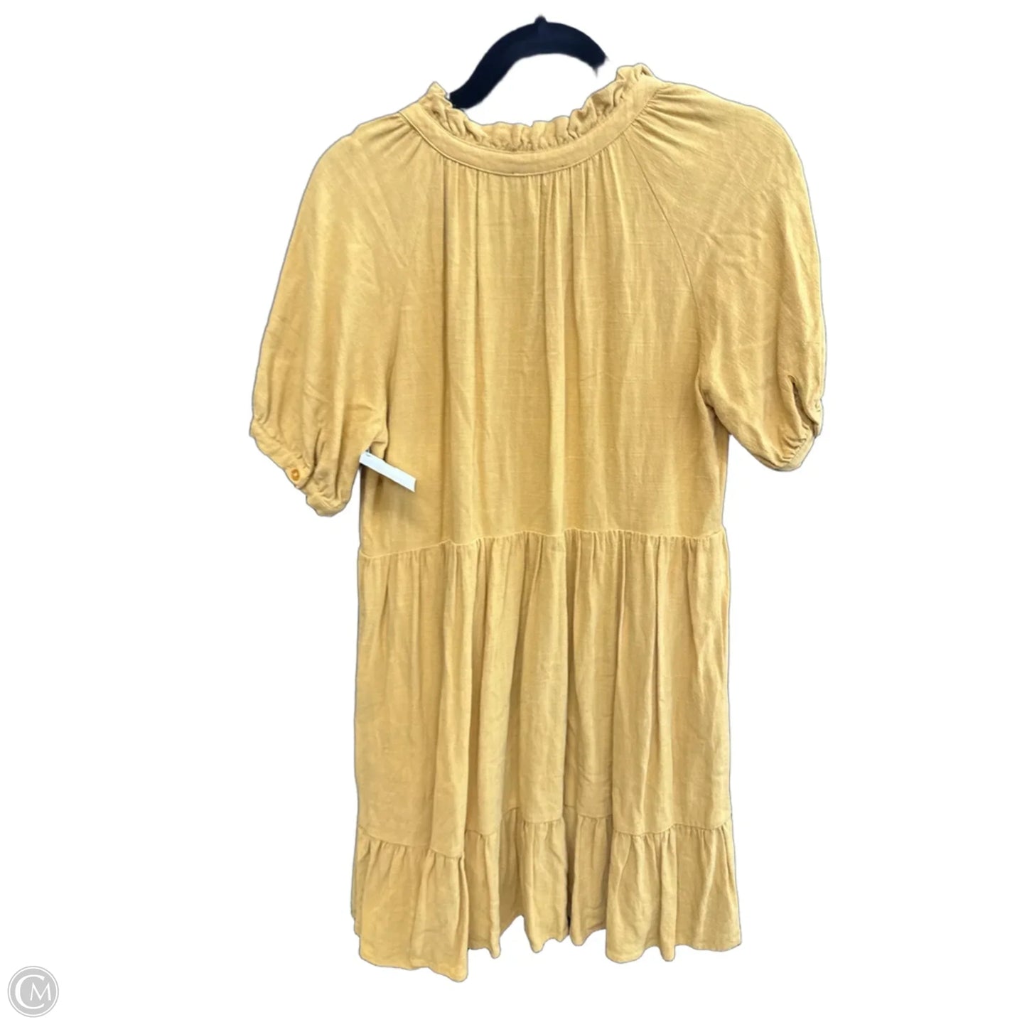 Dress Casual Midi By Very J In Yellow, Size: S