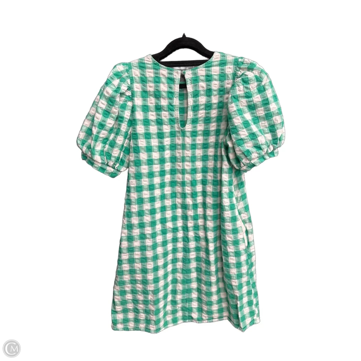Dress Casual Midi By A New Day In Plaid Pattern, Size: S