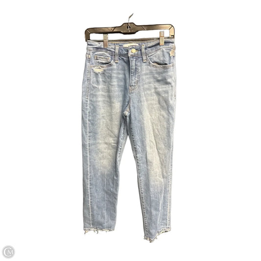Jeans Straight By Vervet In Blue Denim, Size: 4