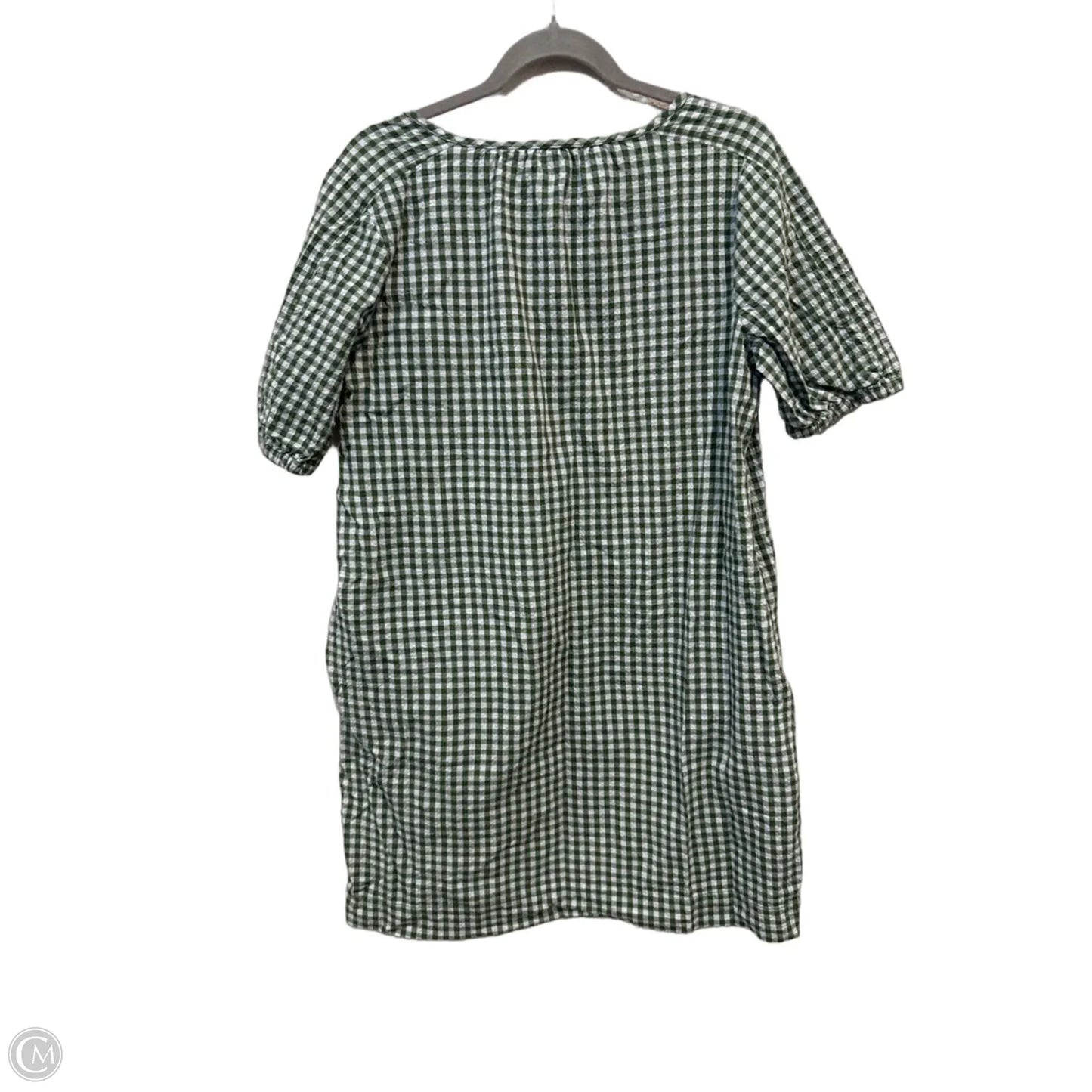 Dress Casual Midi By Free Assembly In Plaid Pattern, Size: L