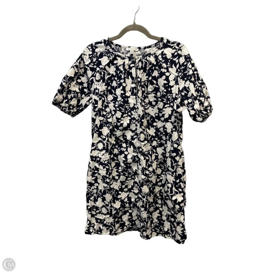 Dress Casual Midi By Free Assembly In Floral Print, Size: M