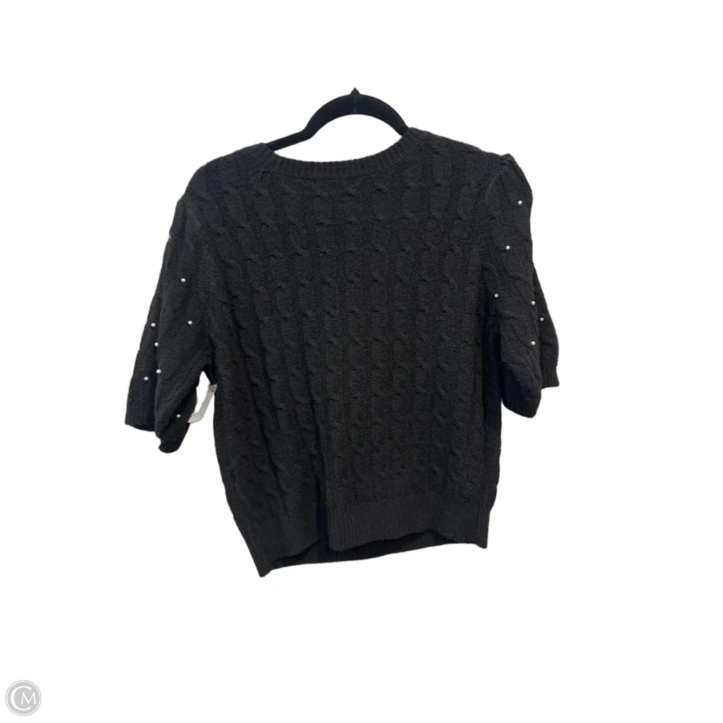 Blouse Short Sleeve By Copper Key In Black & White, Size: L