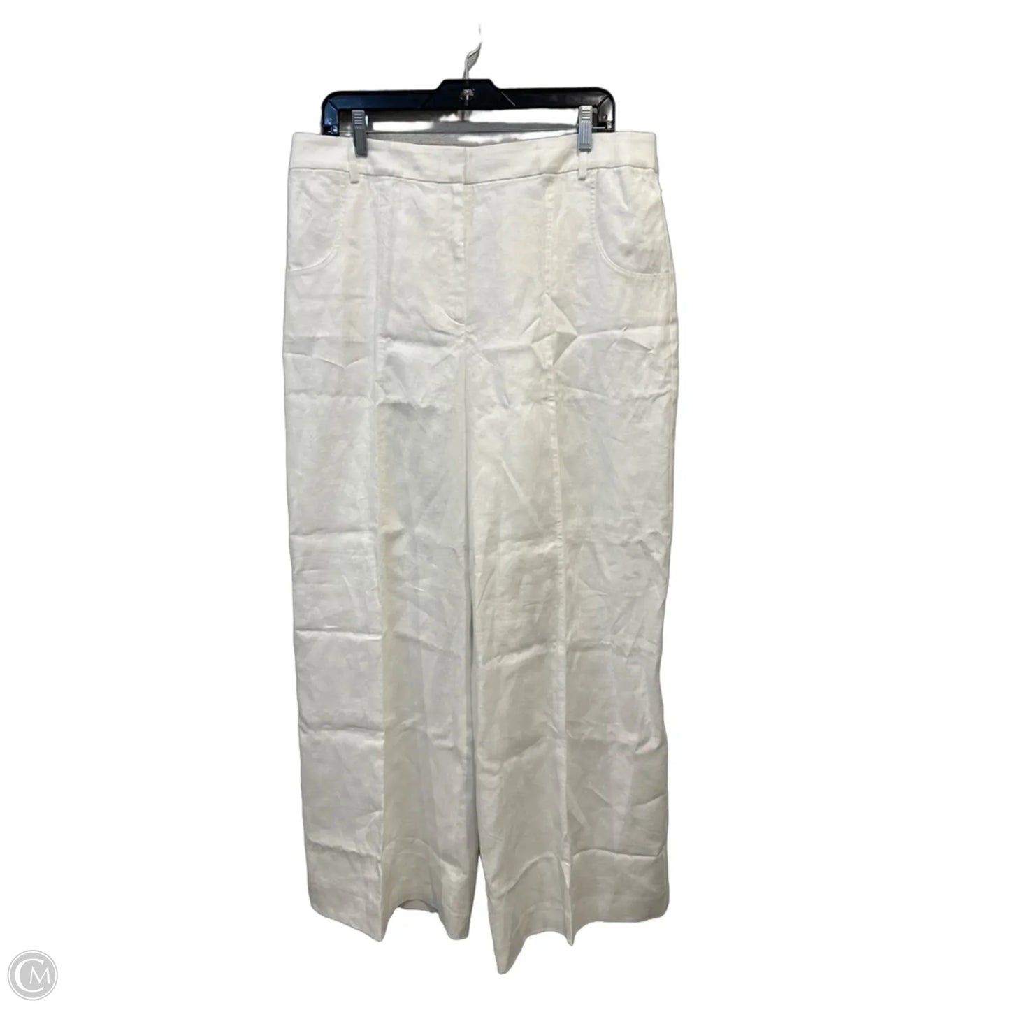 Pants Linen By Talbots In White, Size: 14