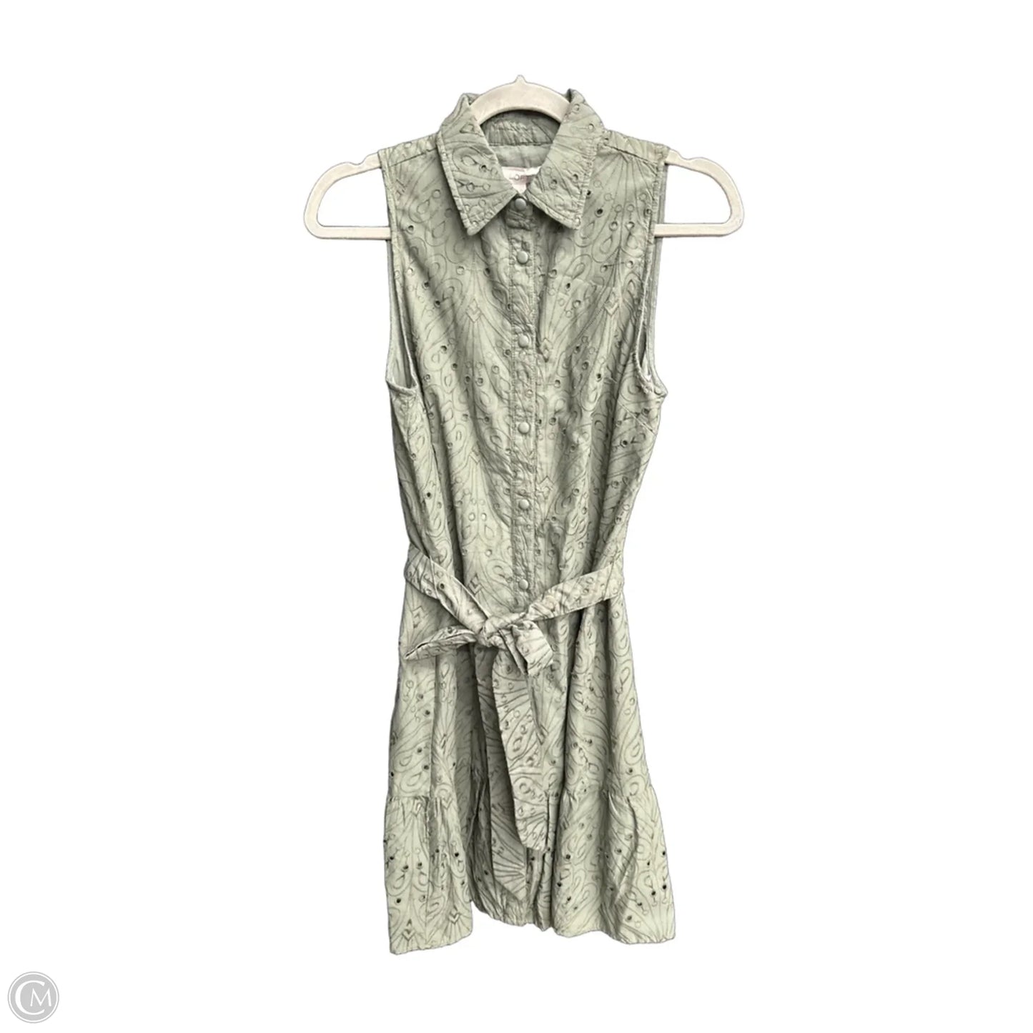 Dress Casual Midi By Loft In Green, Size: S