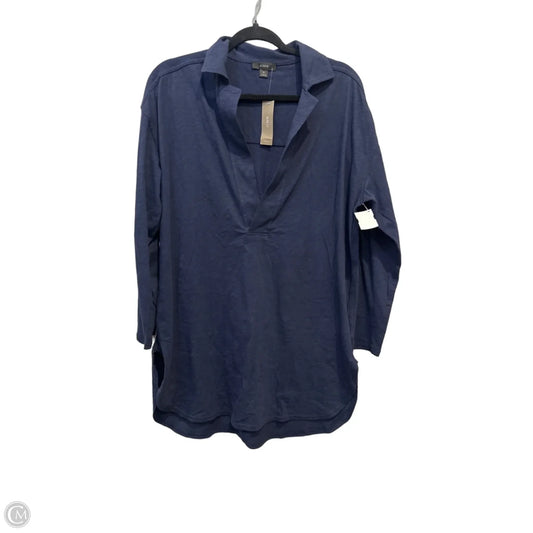 Dress Casual Midi By J. Crew In Navy, Size: M