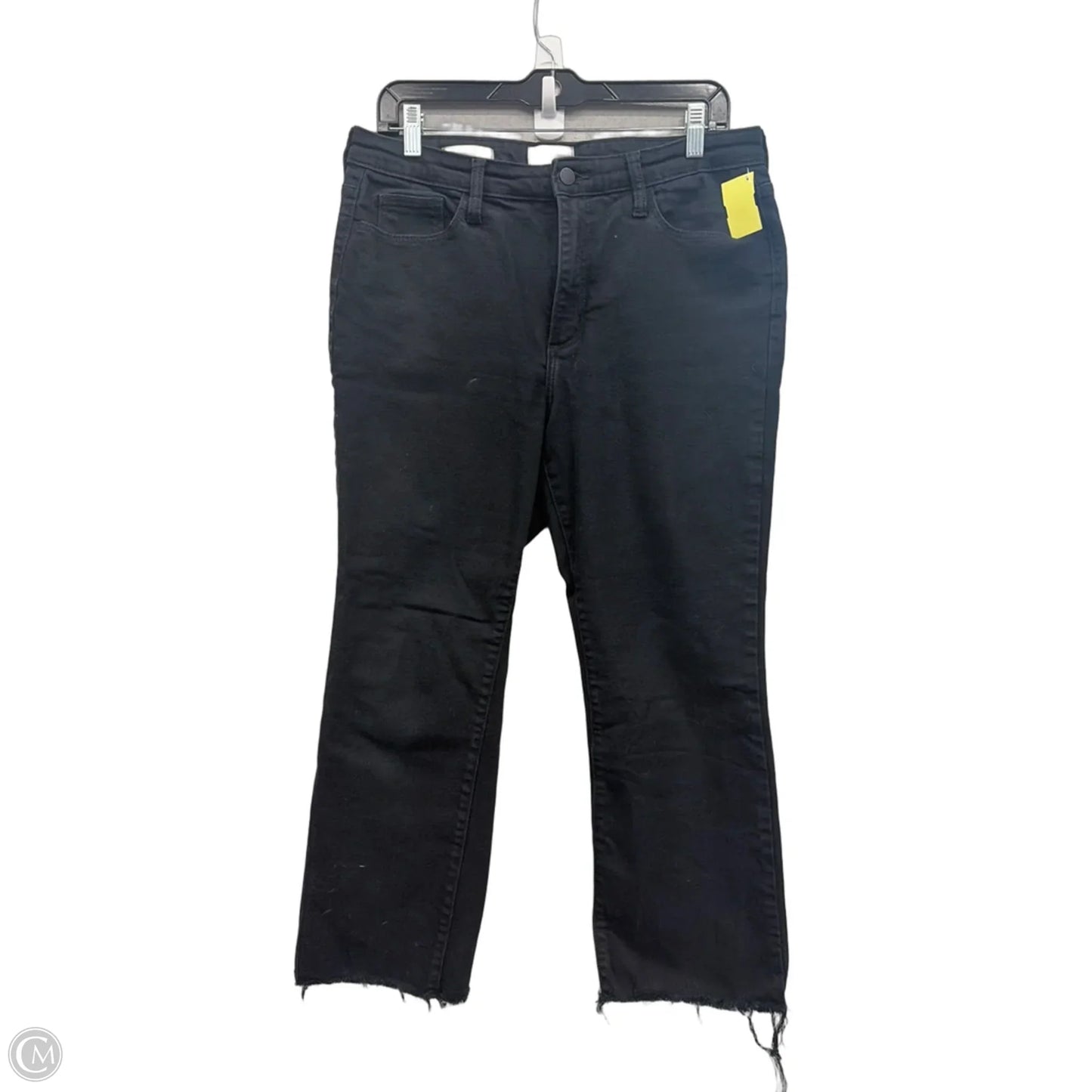 Jeans Boot Cut By Universal Thread In Black Denim, Size: 12