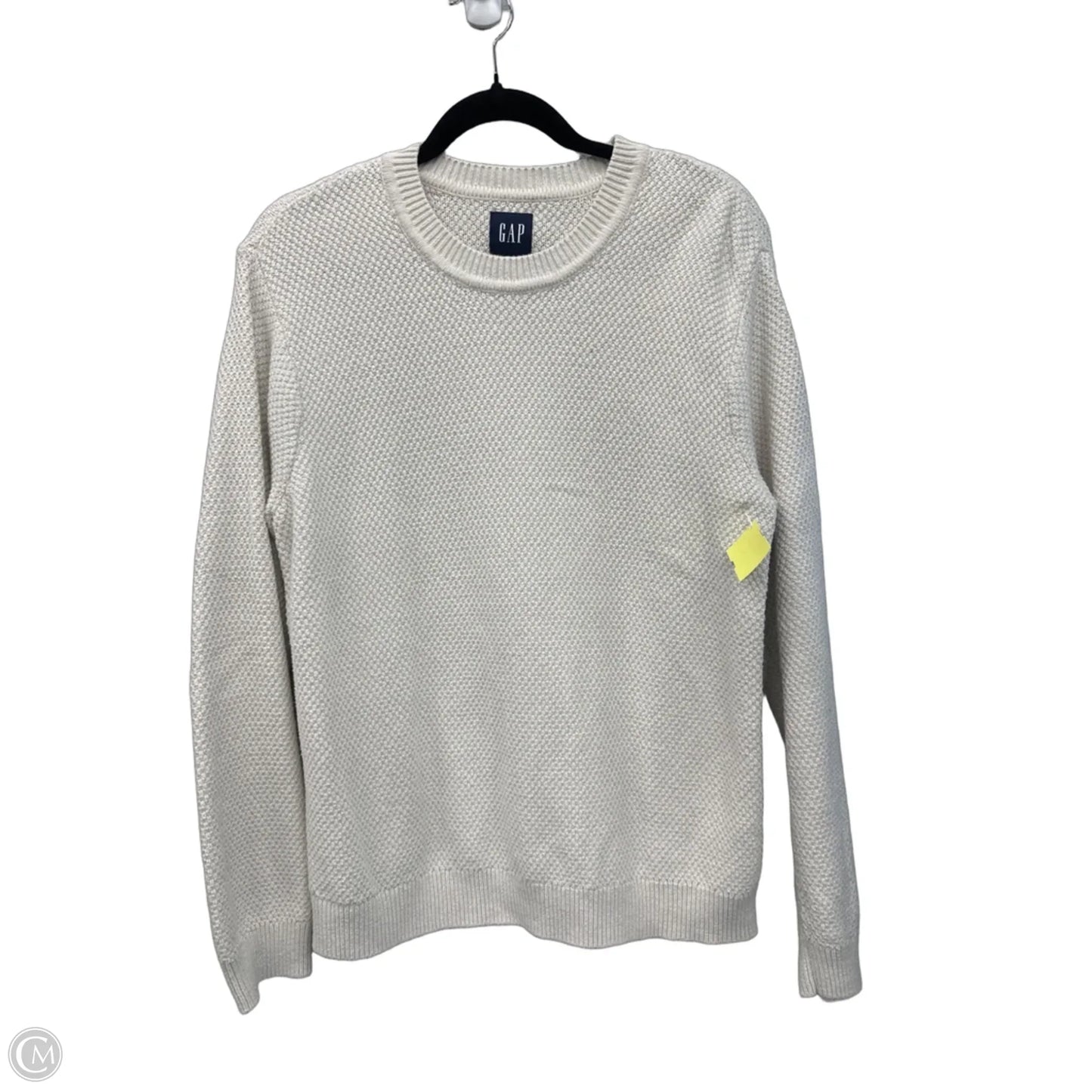 Sweater By Gap In Cream, Size: M