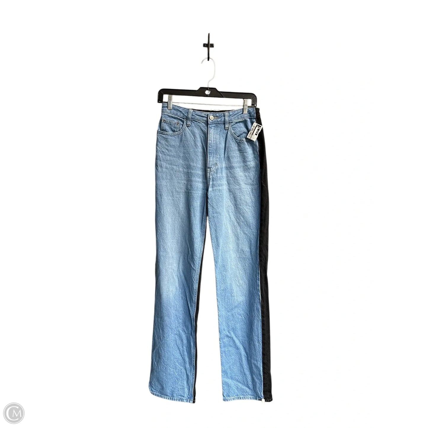 Jeans Straight By Pacsun In Black & Blue, Size: 4