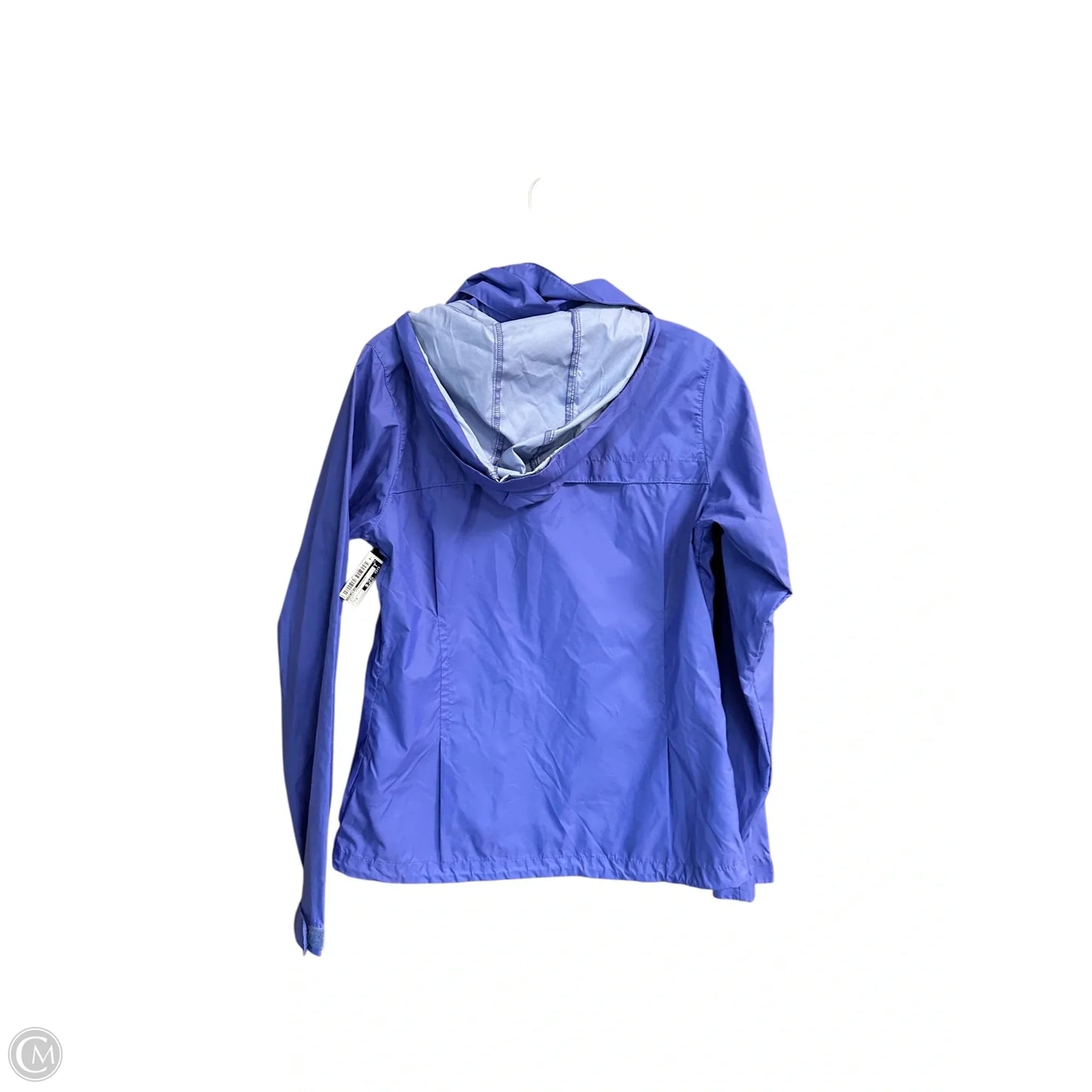 Jacket Windbreaker By Columbia In Blue, Size: S